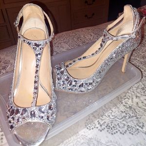 JEWELED BADGLEY MISCHKA designer Shoes